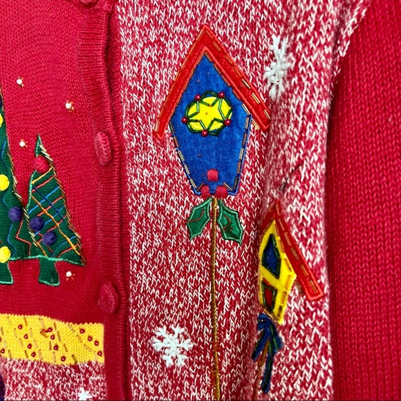 Vintage Christmas Sweater | Bobbie Brooks XL - Picture 7 of 12